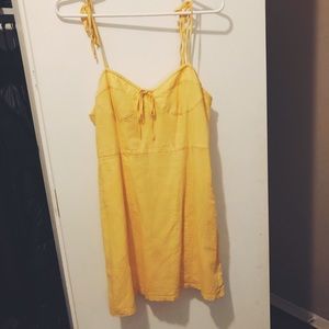 Yellow forever 21 dress